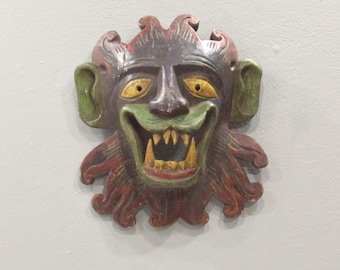 Indonesian Balines Rangda Animal Dance Ritual Mask