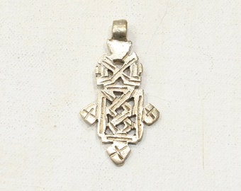 Ethiopian Silver Coptic Cross Tuareg Tribe North Africa