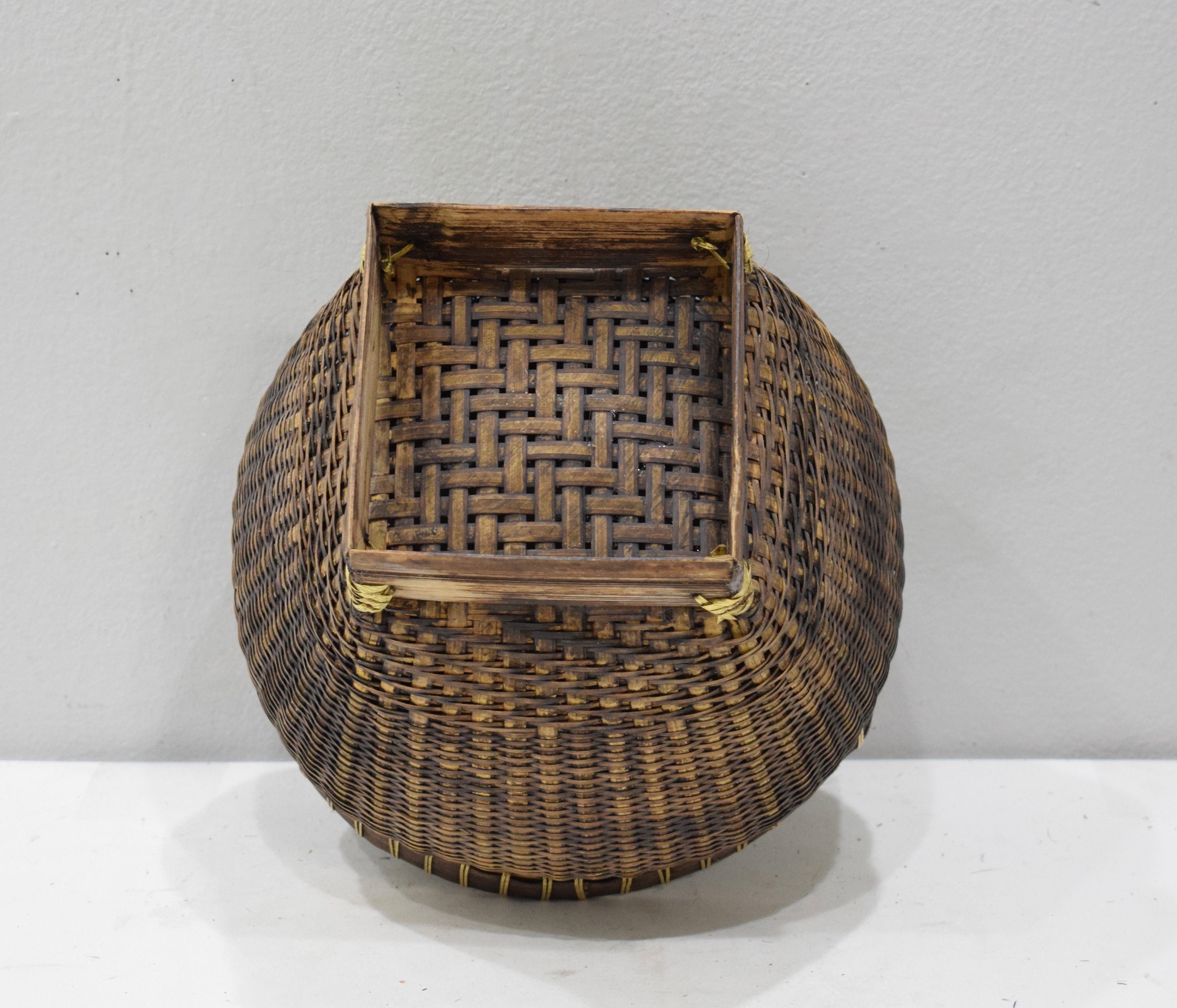Basket Indonesian Round Rattan Basket