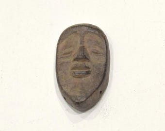African Dan Burnished Wood Mask Congo