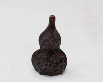 Statue Carved Resin Lotus Pendant Statue