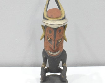 Papua New Guinea Wood Statue Kaminabit Village