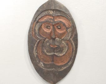 Papua New Guinea Moon Mask Chungrebu Village Ramu River Area