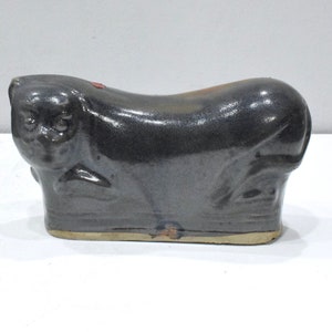 Chinese Antique Porcelain Cat Pillow Head Rest