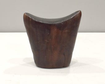 African Headrest Ethiopian Gurage Mens Wood Headrest
