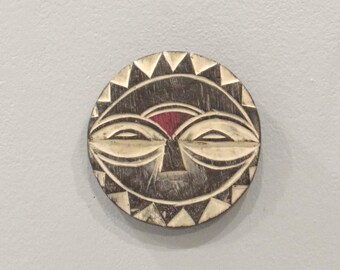 African Goli Passport Mask Akan Tribe