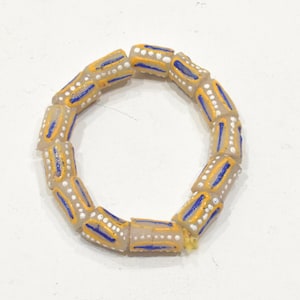 Afrikanische Krobo Glasperlen Armband Ghana Westafrika