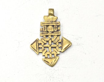 Ethiopian Gold Coptic Cross Tuareg Tribe North Africa