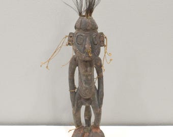 Papua New Guinea Wood Figure Ceremonial Mindimbit Village
