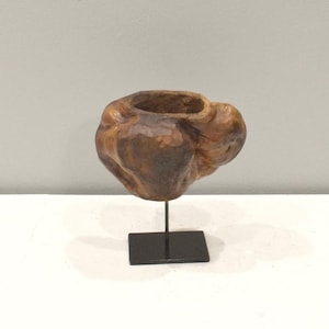 Natural Burl Wood Statue