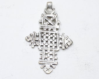 Ethiopian Silver Coptic Cross Tuareg Tribe North Africa
