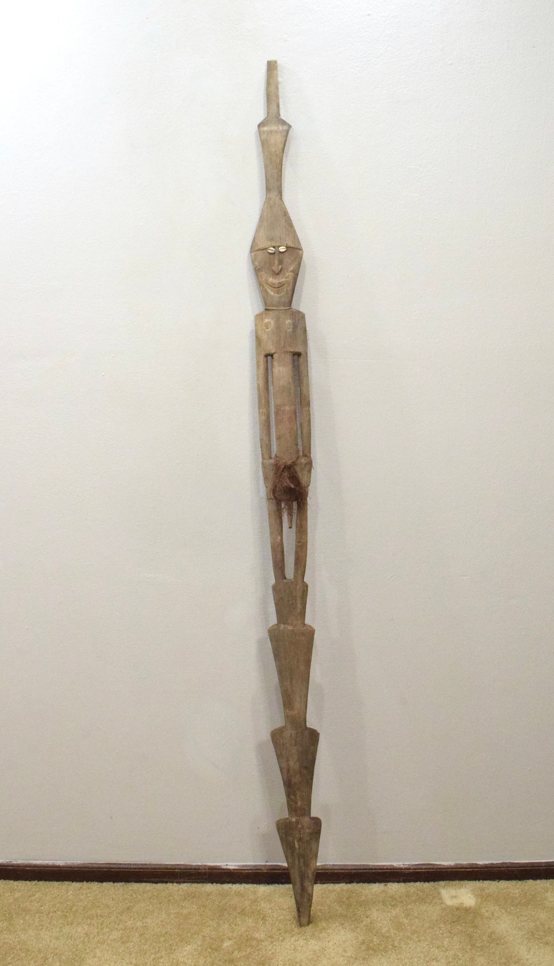 Yam Digging Wood Stick Abelam Tribe Etsy
