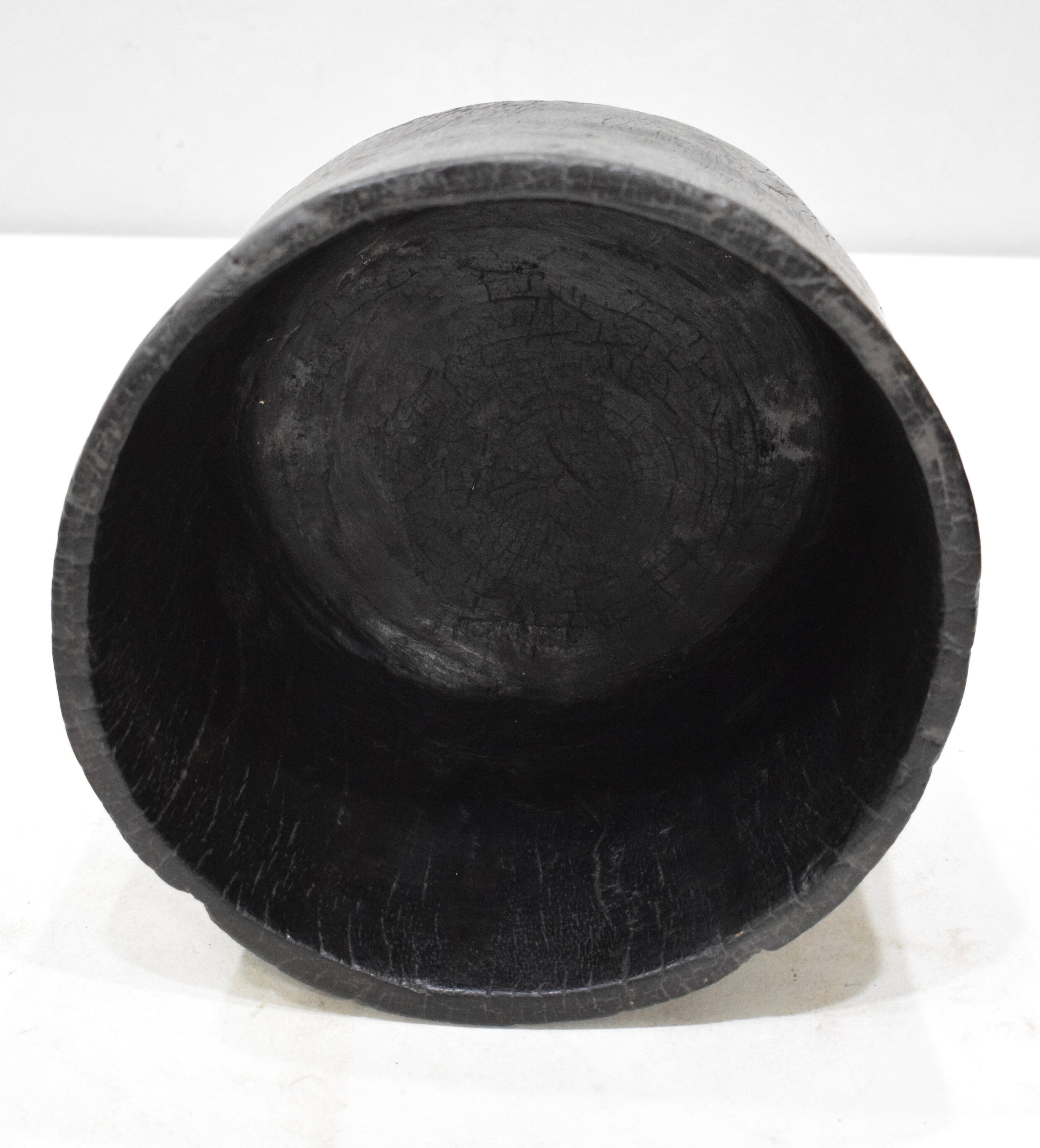 African Bowl Giriami Blackened Food Bowl Kenya Bowl 6 3/4