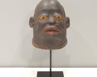 Mask African Makonde Helmet Mask Tanzania