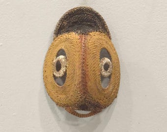 Mask Papua New Guinea Woven Fiber Yam Mask