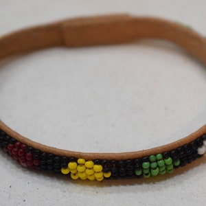 African Bracelets Beaded Colorful Bangles Mali