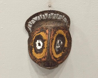 Mask Papua New Guinea Woven Fiber Yam Mask