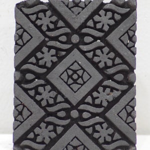 Indien Holzblock Stempel Handgeschnitztes Design