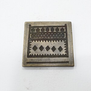 Kuchi Jewelry Stamp Die Mold Vintage Bronze