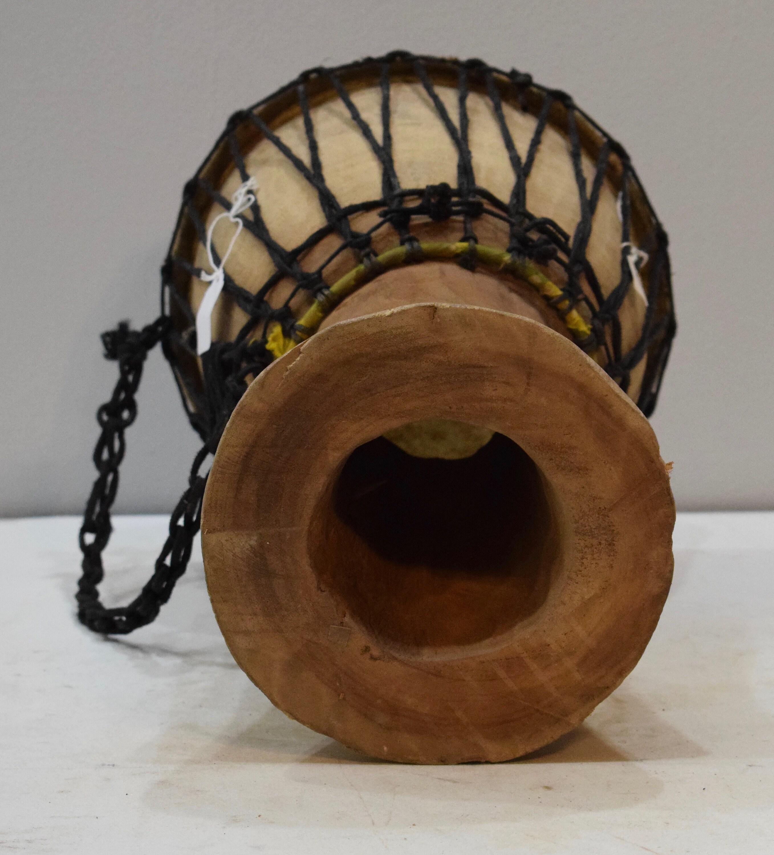 African Drum Djembe Wood West Africa Handmade Musical Vintage Community