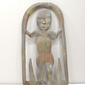 Papua New Guinea Wood Food Hook Latmul Tribe