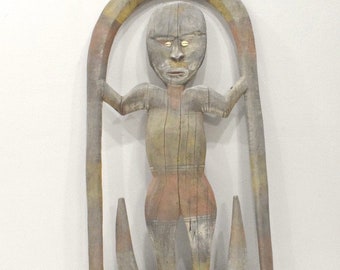 Papua New Guinea Wood Food Hook Latmul Tribe