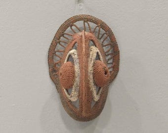 Mask Papua New Guinea Woven Fiber Yam Mask