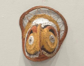 Mask Papua New Guinea Woven Fiber Yam Mask