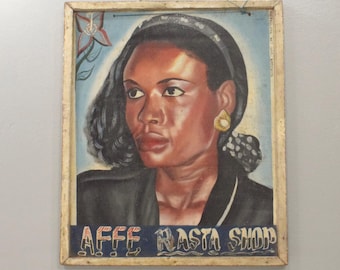 African Painted Barbershop and Beauty Parlor Signboards East and West Africa