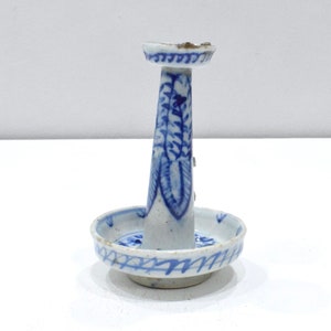 Chinese Blue and White Porcelain Oil Lamp
