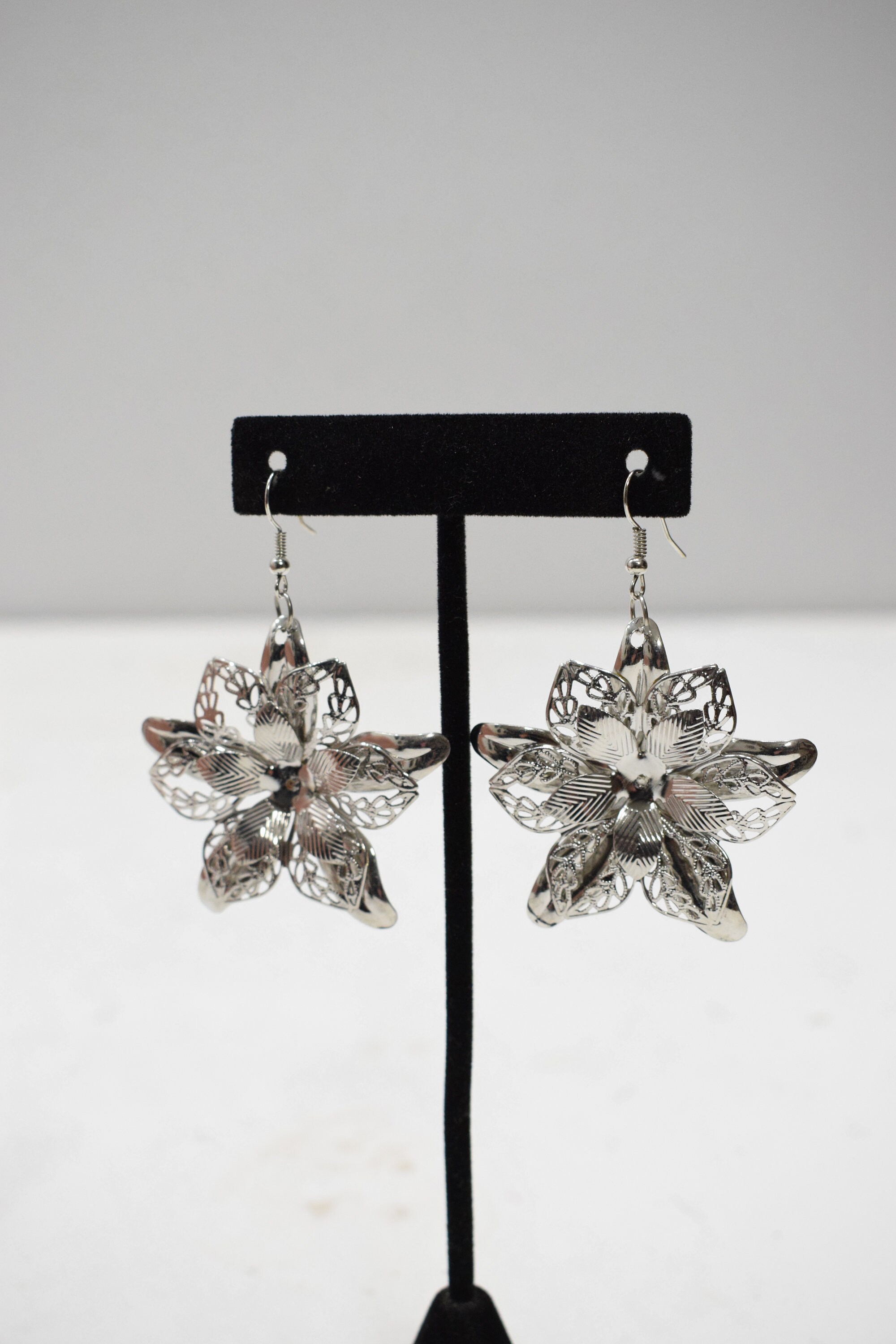 Earrings Silver Flower Earrings