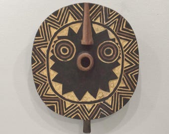 African Sun Mask Burkina Faso Harvest Sun Mask