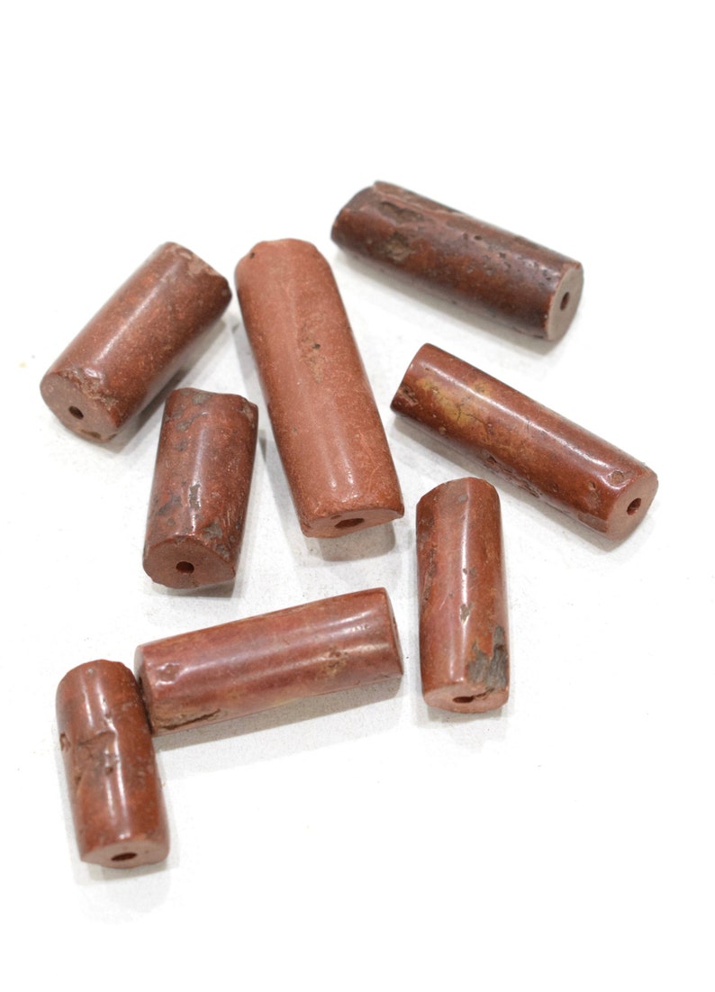 Beads Assorted Bauxite Tube Beads 2649mm Etsy