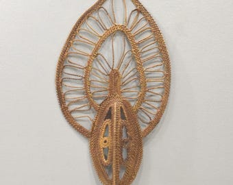 Mask Papua New Guinea Woven Fiber Yam Mask