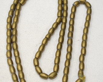 Beads Indonesian Brass Oval Beads 8mm