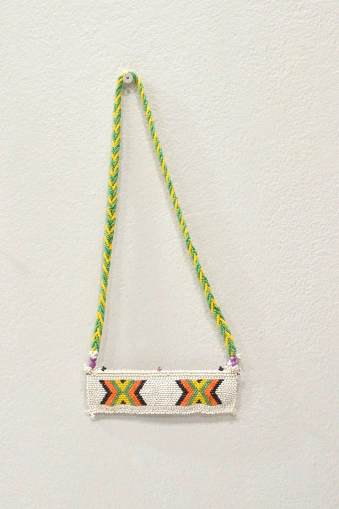 African Zulu Love Letter Beaded Necklace South Africa - Etsy