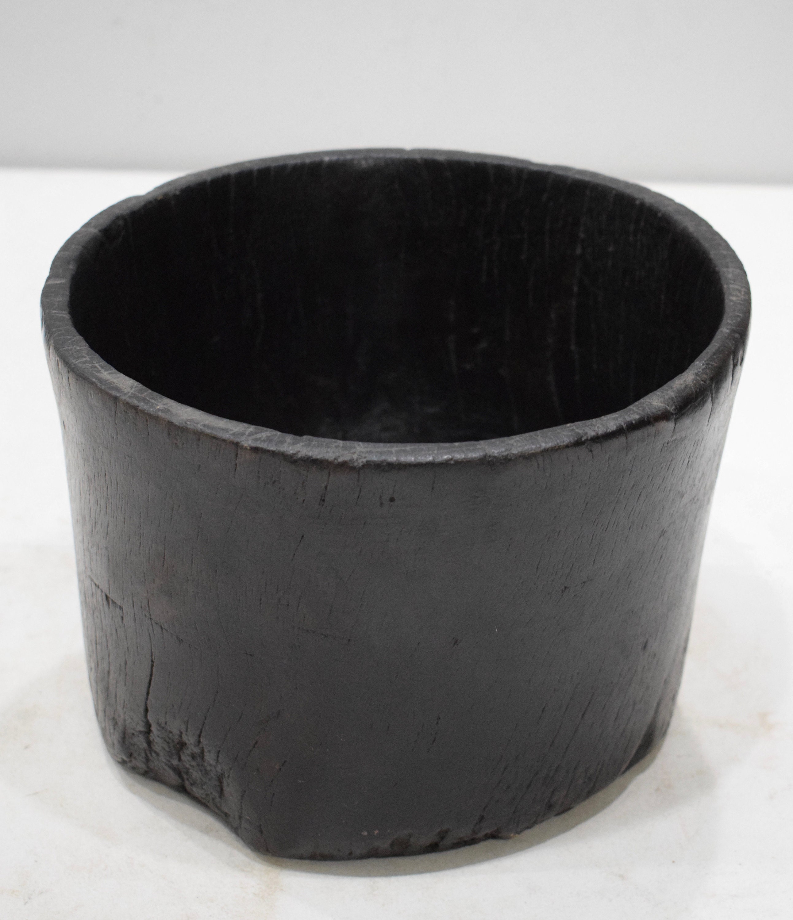 African Bowl Giriami Blackened Food Bowl Kenya Bowl 6 3/4