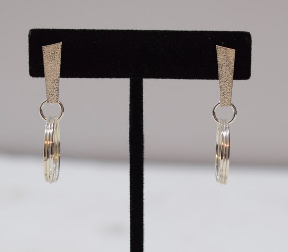 Earrings Sterling Silver Hoop Post Earrings