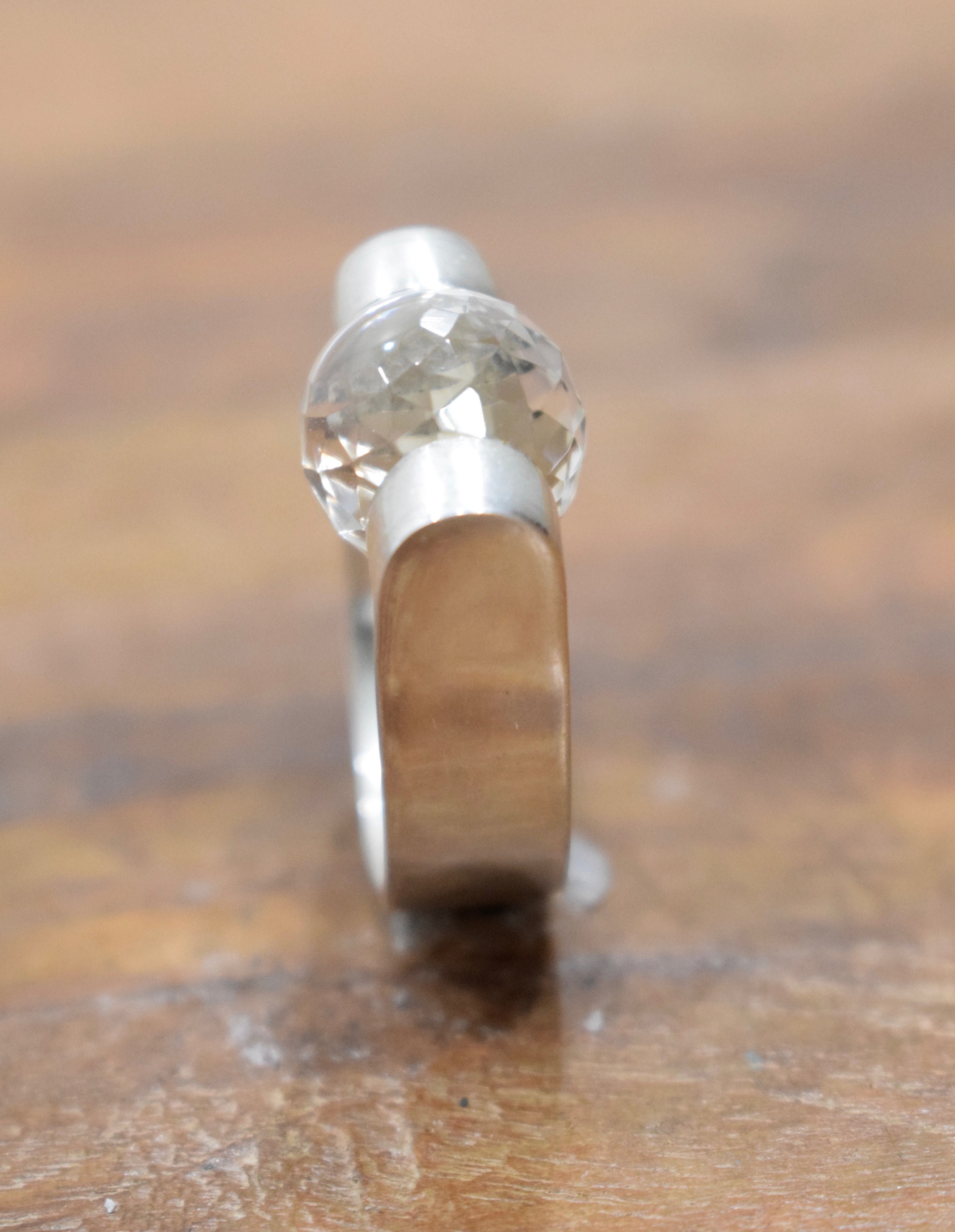 Sterling silver interchangeable shop bead ring