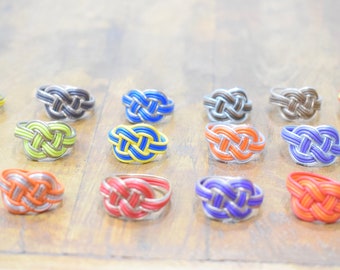 Rings African Colorful Telephone Wire Woven Rings