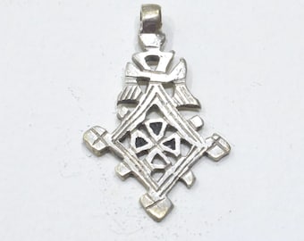 Ethiopian Silver Coptic Cross Tuareg Tribe North Africa