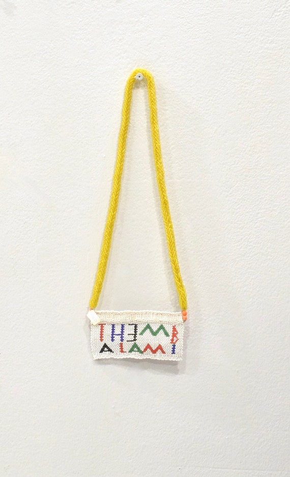 African Zulu Love Letter Beaded Necklace South Africa - Gem