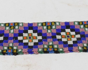 African Zulu Old Beaded Belt Married Woman Status South African Beaded Belt