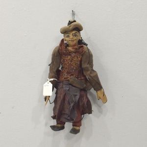 Puppet Marionette Wood Burmese Puppet Folk Art