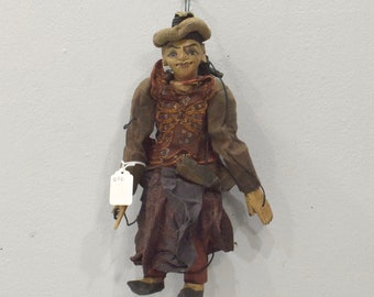 Puppet Marionette Wood Burmese Puppet Folk Art