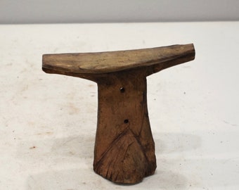 African Turkana Tribe Wood Head Rest Kenya