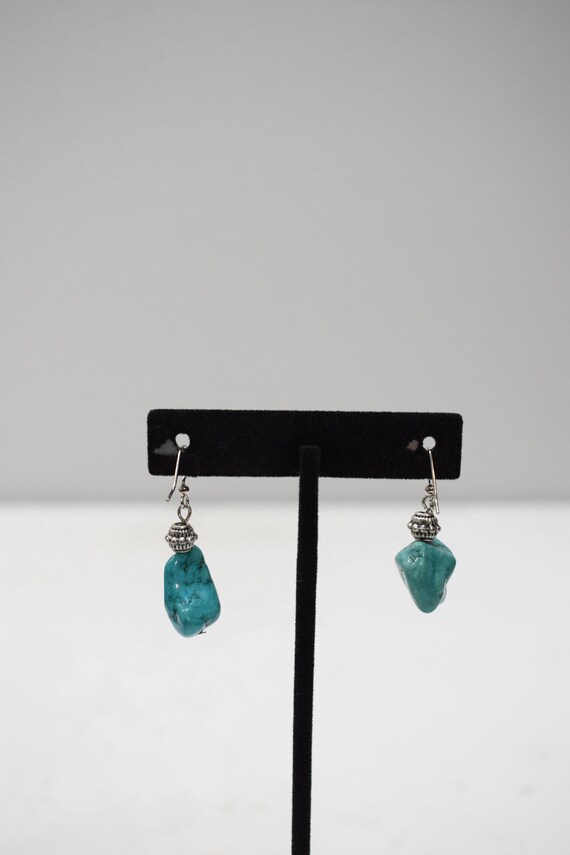 Earrings Stabilized Turquoise Dangle Earrings - image 2