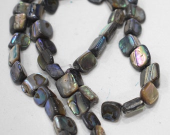 Beads Abalone Shell Small Philippine Vintage Beads 10mm