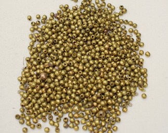 Beads Gold Plated Round Beads 4mm