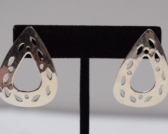 Earrings Sterling Silver Triangle Post Earrings